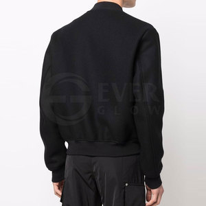 Chaqueta de Invierno Personalizada EVER GLOW para Hombre, Mangas Largas, Tela de Lana de Alta Calidad, Transpirable, Cuello Alto, Botones Cubiertos - Product Image 4