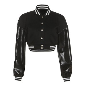 แจ็กเก็ตทีมเบสบอลสไตล์ผู้หญิงเสื้อผ้าลำลองระบายอากาศได้ดีดีไซน์เรียบร้อย - Product Image 2