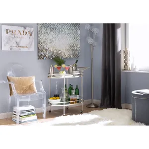 Carrito de Servicio de Diseño Moderno Estilo Americano para Hoteles de Lujo, Fabricado a Mano con Plástico Ecológico de Primera Calidad, Seguro para Resorts - Product Image 3