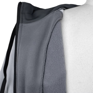 เสื้อฮู้ดผ้าคอตตอน/โพลีเอสเตอร์มีฮู้ดสำหรับฝึกซ้อมวิ่งสไตล์ใหม่มีซิปเต็มรูปแบบสำหรับใส่วิ่ง - Product Image 6