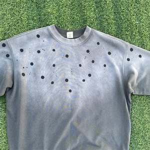 LOGOTIPO personalizado Sun Fade Sweat Suits Serigrafía Pantalones de chándal y camisa al por mayor personalizado - Product Image 2