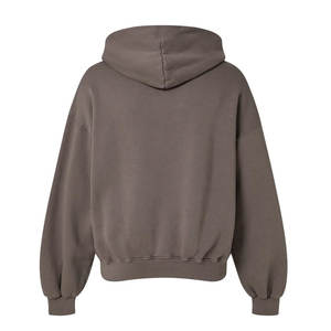 100% coton blanc épais haute qualité polaire surdimensionné français éponge à capuche fabricant Vintage poids lourd lavage à l'acide à capuche - Product Image 6