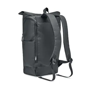 Mochila de merchandising sostenible Valley Rollpack RPET, set de regalo ecológico - Product Image 3