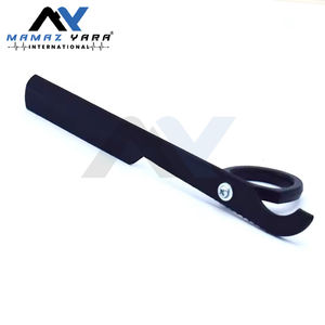 Premium Turkish Finger <b>Razor</b> Stainless Steel Blade Black Power Coating Shaving <b>Razor</b> Straight <b>Razor</b> <b>for</b> <b>Men</b> & Women Oem Logo - Product Image 2