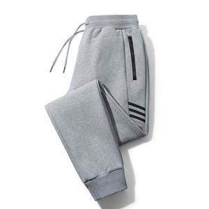 Pantalons de jogging d'hiver pour hommes personnalisés, de haute qualité, en coton polaire, avec cordon de serrage en dentelle, bas décontractés légers, logo personnalisé - Product Image 6