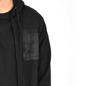 Vente en gros de sweat à capuche zippé 100% coton personnalisé pour hommes streetwear sweats à capuche surdimensionnés couleur unie grande taille pour l'hiver Service OEM - Product Image 5