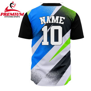 Camiseta de béisbol bordada universitaria personalizada para adultos y jóvenes, ropa de béisbol y sóftbol, camiseta escolar con sus propios diseños y logotipo - Product Image 2