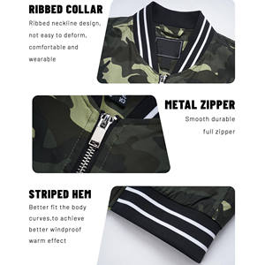 Chaqueta Bomber de Estilo Casual para Hombre, Elegante y Maduro, Cálida para Invierno, Personalizable, con Múltiples Bolsillos, de Lona Gruesa, con Logotipo Frontal, 2026 - Product Image 4