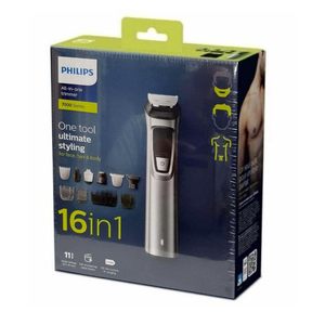 Tondeuse et rasoir multi-usages 16-en-1 Série 7000 pour visage et corps avec fonction ionique pour lisser, boucler, sécher et coiffer - Product Image 1