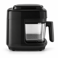 Friteuse à air numérique portable en verre de 2 litres, nouvelle, OEM/ODM, sans huile, programmable, à écran tactile, pour usage domestique, vente en gros