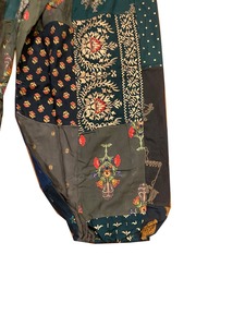 กางเกงฮาเร็มผู้หญิงทรงหลวมหลากสีมีกระเป๋ากางเกงสไตล์ฮาเรมงานเย็บปะติดสำหรับฤดูร้อน - Product Image 3