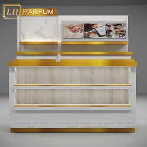 เคาน์เตอร์โชว์น้ำหอมสุดหรูแบบหลายชั้นสำหรับร้านค้า  ตู้โชว์น้ำหอมแบบกำหนดเอง ผู้ผลิตชั้นวางน้ำหอม - Product Image 5