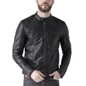 Chaqueta de Motociclista de Piel de Oveja Auténtica para Hombre, Elegante, Moderna y Duradera para Motociclistas y Amantes de la Moda - Product Image 1