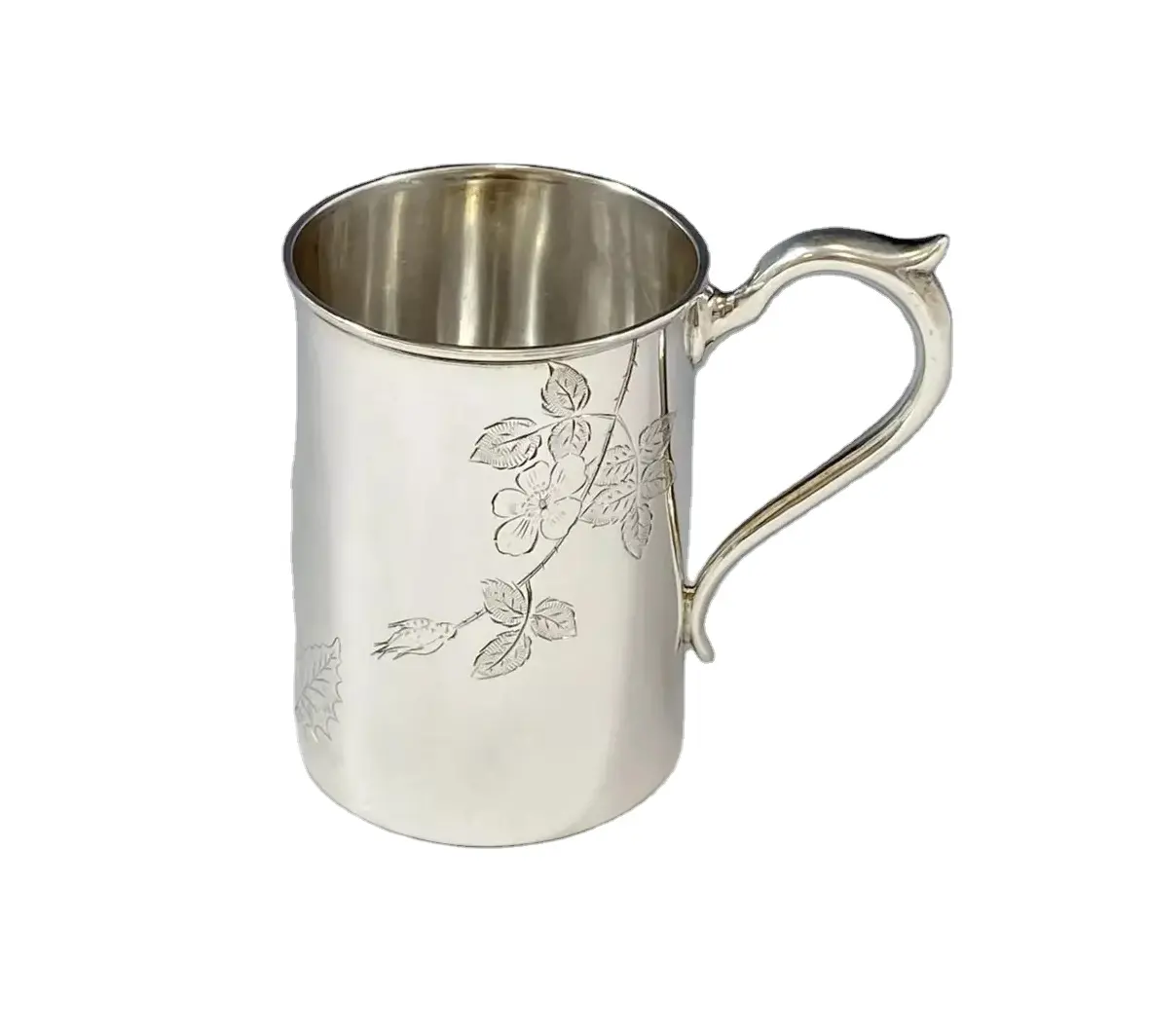 New silver brass pewter Medieval Mug For Drinking Ware New Brass Mug Latest Medieval Tankard Mug silver plated New Medieval