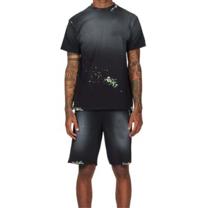 เสื้อยืดผู้ชายมีสไตล์และชุดสั้น-สวมใส่สบายและทนทานสำหรับไลฟ์สไตล์ที่คล่องแคล่ว - Product Image 6