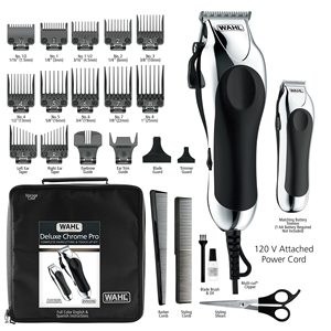 Herramienta Eléctrica de Afeitado para Hombre con Acabado Metálico Negro y Cuchilla de Acero Inoxidable - Product Image 2