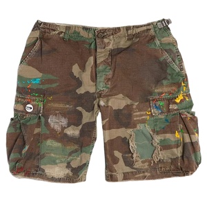 Vente chaude haute rue mode taille élastique Jean Shorts hommes fabricant logo personnalisé en détresse Shorts Denim Shorts 2026 - Product Image 1