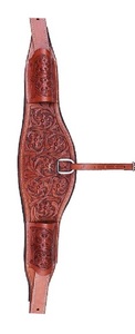 Circunferencia trasera de flanco de caballo occidental de cuero Premium personalizable para ropa Ecuestre para equitación occidental - Product Image 4