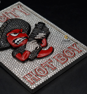 Colgante con nombre personalizado en plata de ley 925 con diamantes redondos brillantes de moissanita VVS en tendencia de diseño personalizado - Product Image 4