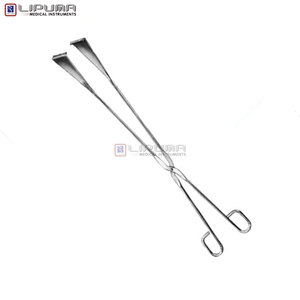 Pinzas de desecho SAUERBRUCH, instrumentos médicos quirúrgicos de 55cm, 6x7 dientes, abrazaderas esterilizables de acero inoxidable de alta calidad, tejido - Product Image 5