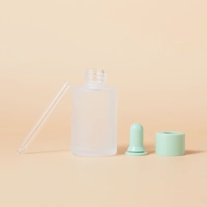 Botellas de Vidrio Esmerilado Recargables con Gotero, 20ml 30ml 50ml, Goteros de Colores para Aceites Esenciales y Cosméticos - Product Image 3