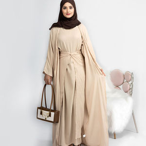 Reinforced Stitched Traditional Manufacturer Abayas In Low MOQ Islamic Clothes Superior Quality Dubai <b>Abaya</b> for Adults <b>Girls</b> - Product Image 4