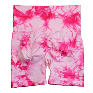 Offre Spéciale taille haute décontracté ample Gym Yoga Shorts femmes entraînement Fitness vêtements de sport respirant ventre contrôle femmes pantalons courts - Product Image 2