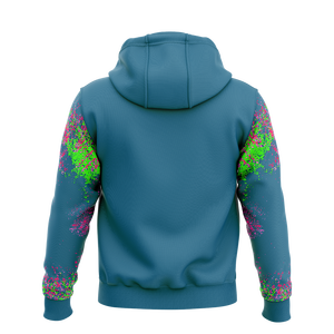 เสื้อสเวตเตอร์แบบสวมหัวของผู้ชายเสื้อมีฮู้ดปัก3D ขนแกะหนาแบบพรีเมียมออกแบบโลโก้ได้ตามต้องการ - Product Image 4