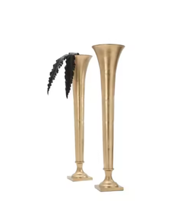 Floreros de aluminio de diseño contemporáneo para decoración de hoteles y bodas Antigüedades modernas con estilo a precios bajos para regalar - Product Image 5