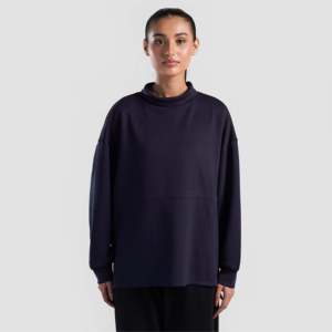 Haut élégant en tricot Navy Pulse Mod pour femme - Product Image 1
