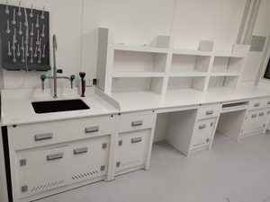 Araştırma tesisleri kimya laboratuvar ekipmanları için modüler bileşenleri ile özelleştirilebilir PP <span class=keywords><strong>Lab</strong></span> çalışma masası - Product Image 3