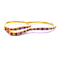 Bagues de mariage pour femmes, double anneau, en argent sterling 925 plaqué or, garnet rhodolite, topaze blanche, style classique