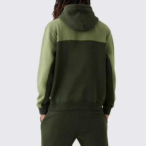 Sweat à capuche en coton personnalisé OEM, pantalon de survêtement grande taille pour homme, survêtement évasé, ensemble jogging deux pièces pour homme, 2025 - Product Image 2