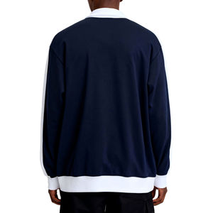 Sudadera con Capucha de Punto Personalizada, Transpirable, Estilo Urbano, con Bloques de Color, Forro Polar Grueso, Resistente al Viento, Lana/Poliéster, Talla Grande - Product Image 3