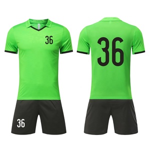 Conjunto de Uniforme de Fútbol para Adultos Unisex al por Mayor, Transpirable, de Secado Rápido, con Logotipo Personalizado, 100% Poliéster, para Hombre y Mujer - Product Image 4