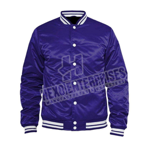 Men's Winter <b>Baseball</b> <b>Bomber</b> <b>Jacket</b> Thin Varsity Design Stand Collar Button Front Letter Print for Streetwear Wholesale - Product Image 3