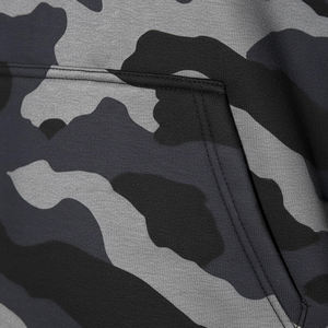 Breathable Camo Print Drop Shoulder <b>Hoodies</b> for <b>Men</b> Women Autumn Casual Short <b>Lined</b> Anti-Shrink Anti-Wrinkle Knitted Front - Product Image 5