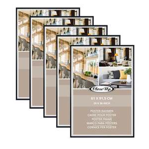 Posterrahmen 61 <b>X</b> 91,<b>5</b> cm 5er Set Schwarz Poster <b>Frame</b> - Product Image 1