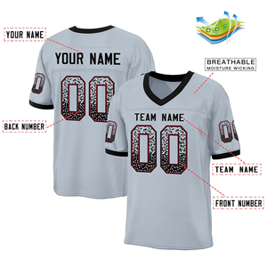 Uniforme de Fútbol Americano Deportivo 2025, Personalizado, para Adultos, Conjunto Corto, Estilo Cosido, Jersey de Fútbol Americano con Logotipo Bordado UV - Product Image 4