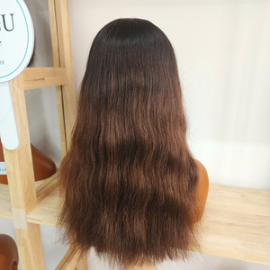 Mayorista de Pelucas de Cabello Humano Largo con Rizado Kinky, 100% Cabello Virgen Vietnamita, Doble Trama, Frontal 13x4, Densidad 200%, HD Sin Pegamento - Product Image 4