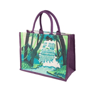 Petits sacs fourre-tout en jute en gros, sacs de bienvenue en toile de jute pour femmes, demoiselles d'honneur, mariage, enterrement de vie de jeune fille - En vente - Product Image 4