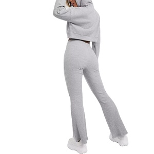 2025 nuevo chándal acampanado de alta calidad, ropa de calle transpirable de manga larga, chándal de alta calidad para mujer - Product Image 1