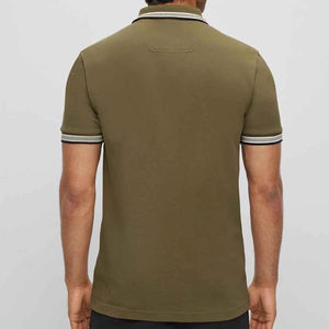 POLO clásico con cuello de manga corta y solapa de secado rápido deportivo informal para hombre - Product Image 4