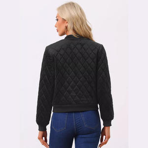 Chaqueta Bomber de Invierno para Mujer, con Marca Personalizada, Tejido Resistente al Viento, Costuras Duraderas y Fabricación Completa OEM/ODM - Product Image 2