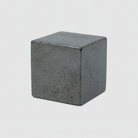Pierre précieuse naturelle Hématite, cube de cristal sculpté, mascotte de l'amour, vente en gros, pierre de guérison polie, énergie Reiki, décoration métaphysique
