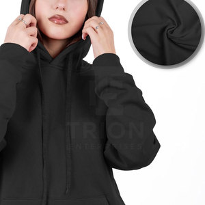 Hoodies pour femmes en coton léger, fabriqués par des fabricants de hoodies en coton et polyester pour femmes, en vente. - Product Image 5