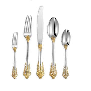 ชุดเครื่องใช้บนโต๊ะอาหารทำจากโลหะเคลือบนิกเกิลพร้อมด้ามจับดีไซน์สำหรับโรงแรมและบาร์เครื่องใช้บนโต๊ะอาหาร - Product Image 2