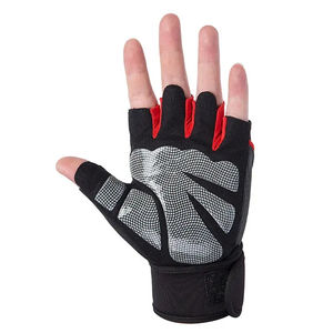 Guantes de entrenamiento Unisex de excelente calidad, antideslizantes, transpirables con medio dedo para deportes, levantamiento de pesas, entrenamiento de gimnasia - Product Image 2