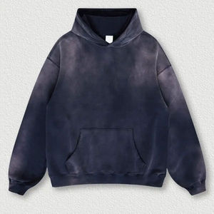 Sweat-shirt à capuche tendance avec logo personnalisé, 500 g/m², taille plus, sweat-shirts amples, fabricants, prix de gros, haute qualité - Product Image 5