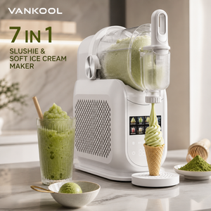 Machine à slushie électrique automatique portable 1,5 L, durable, pour la maison, pour granita et crème glacée, 7 en 1, pour boissons glacées - Product Image 1
